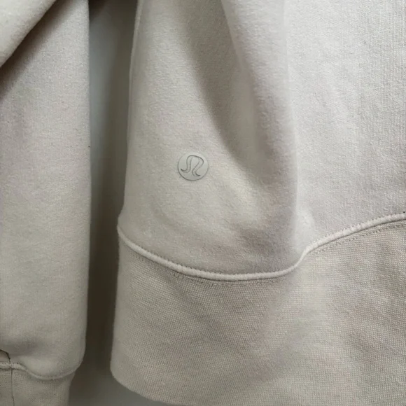 Women's lulu Scuba hoodie in Bone - Picture 5 of 7